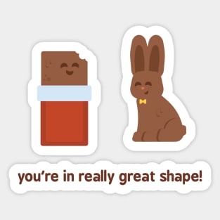 You're in Great Shape! Sticker